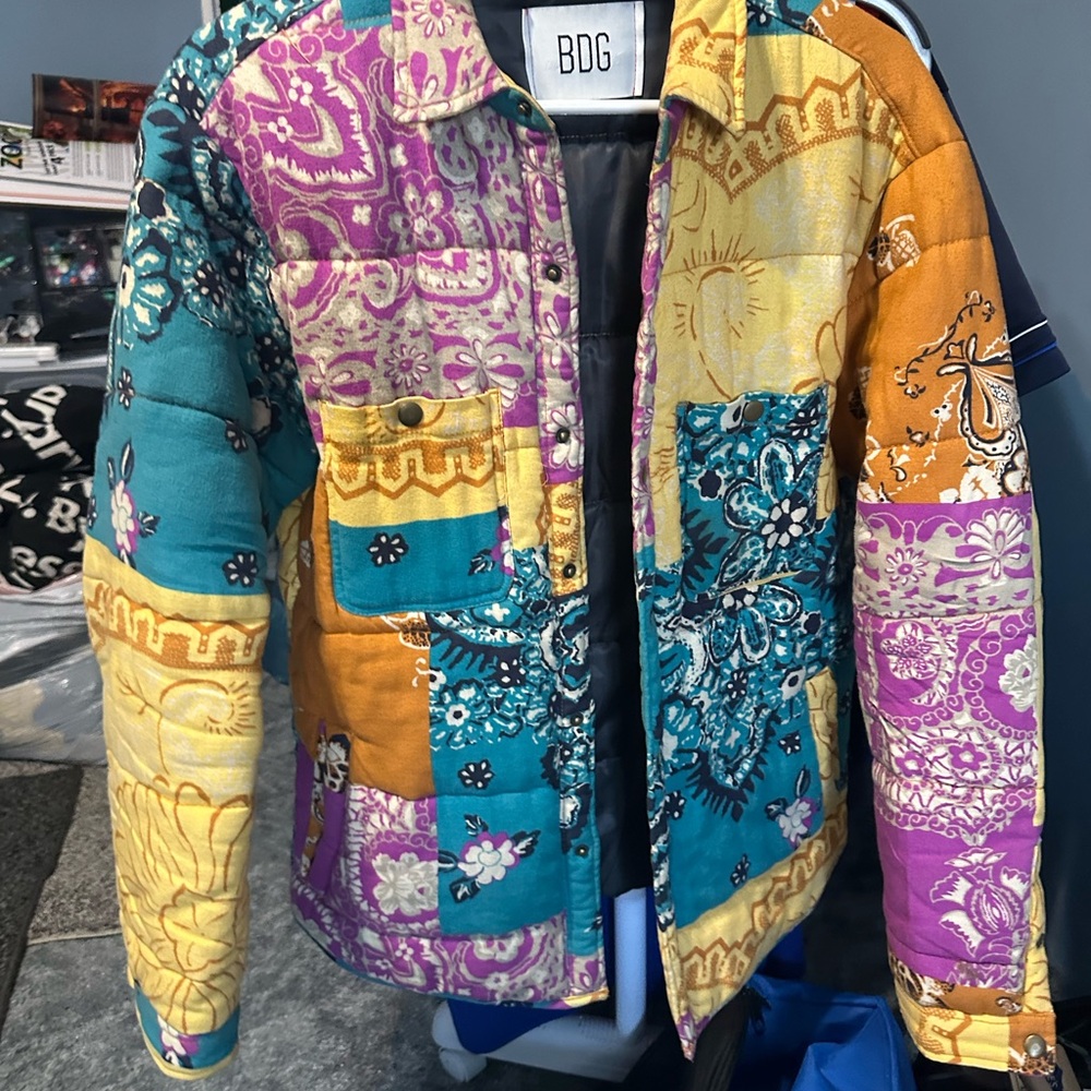 BDG Multicolor Patchwork Jacket - image 1